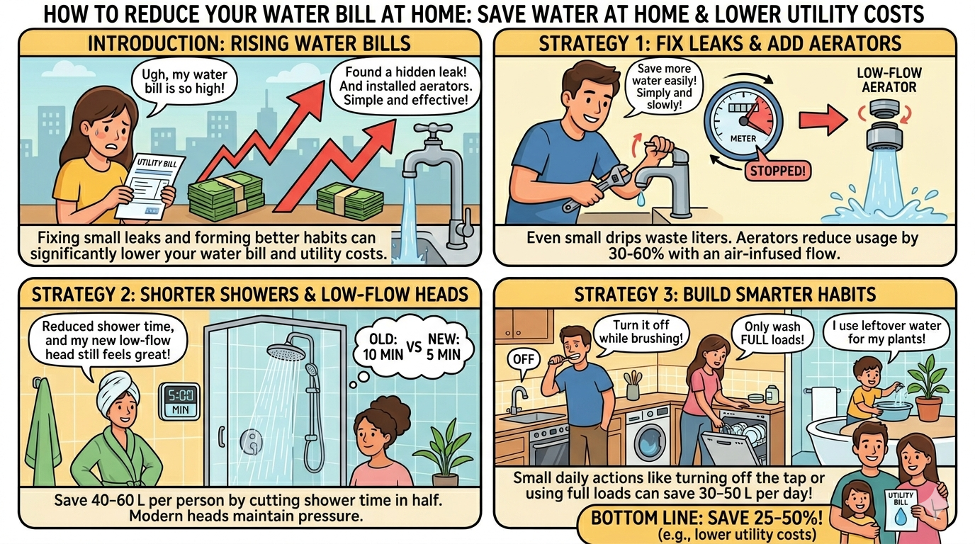 How to Reduce Your Water Bill at Home